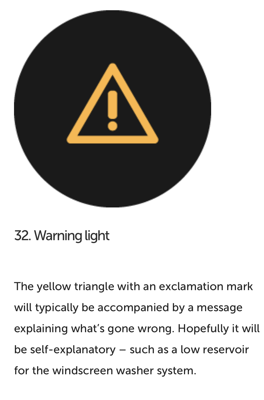 yellow triangle exclamation mark